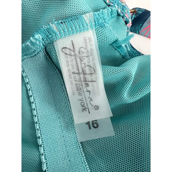 J. Hara One Piece Ruffle Swimsuit Size 16 - Picture 4 of 6